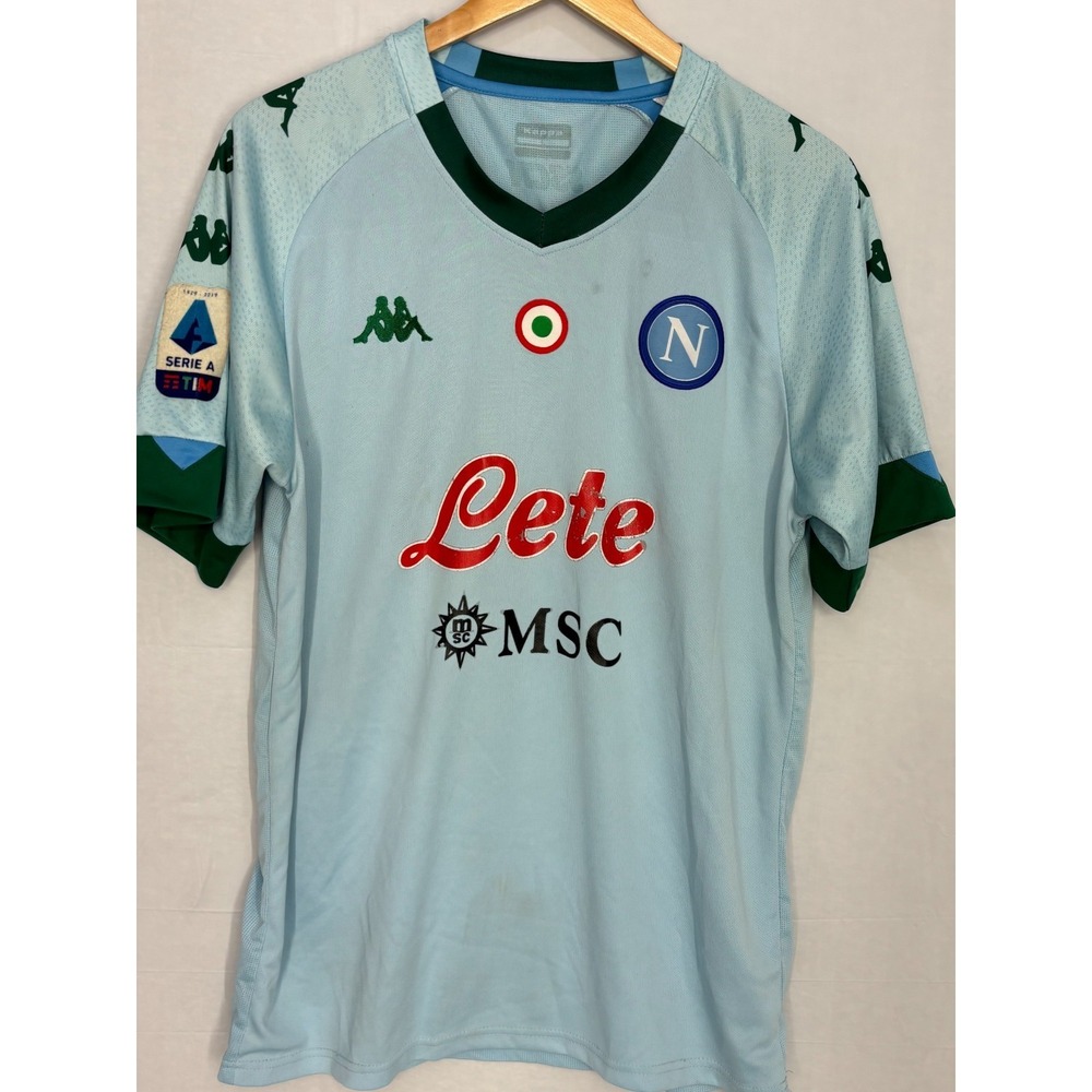 Lete Msc Kappa Football Soccer Jersey Mens Green Niupi FC Kimbo #77 Vintage